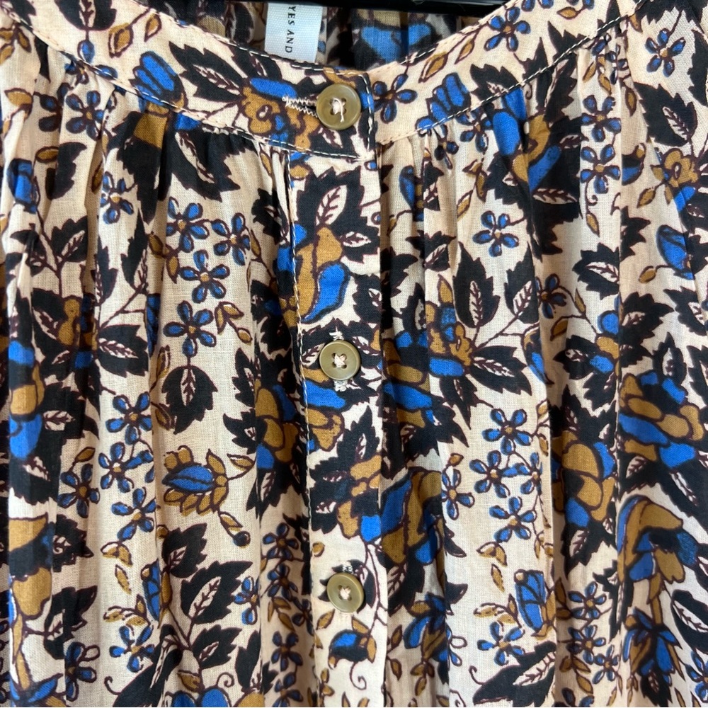 APIECE APART La Ventura shirred floral-print organic cotton-voile dress - Picture 10 of 14